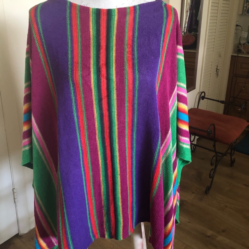 Ralph Lauren Gorgeous Happy Colors  Poncho L/XL